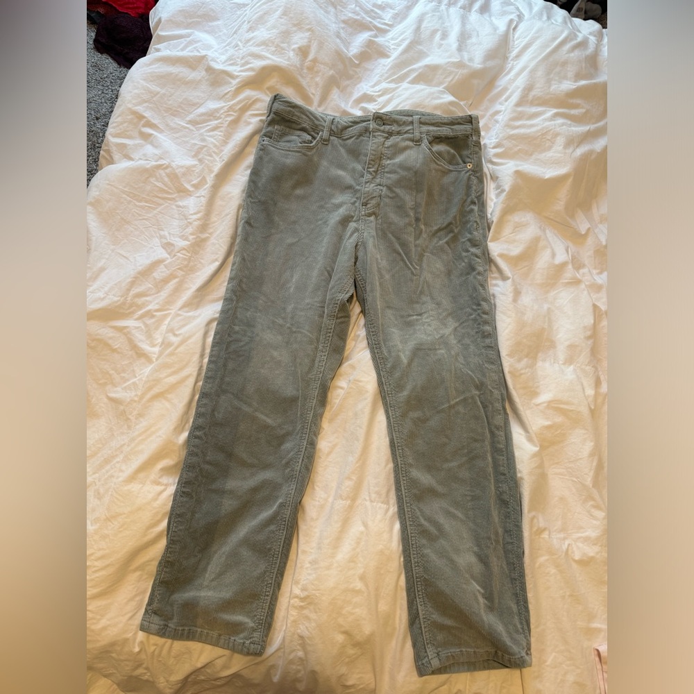Anthropologie Pilcro Letterpress Corduroy Pants - Two Tone Blue - Size 31